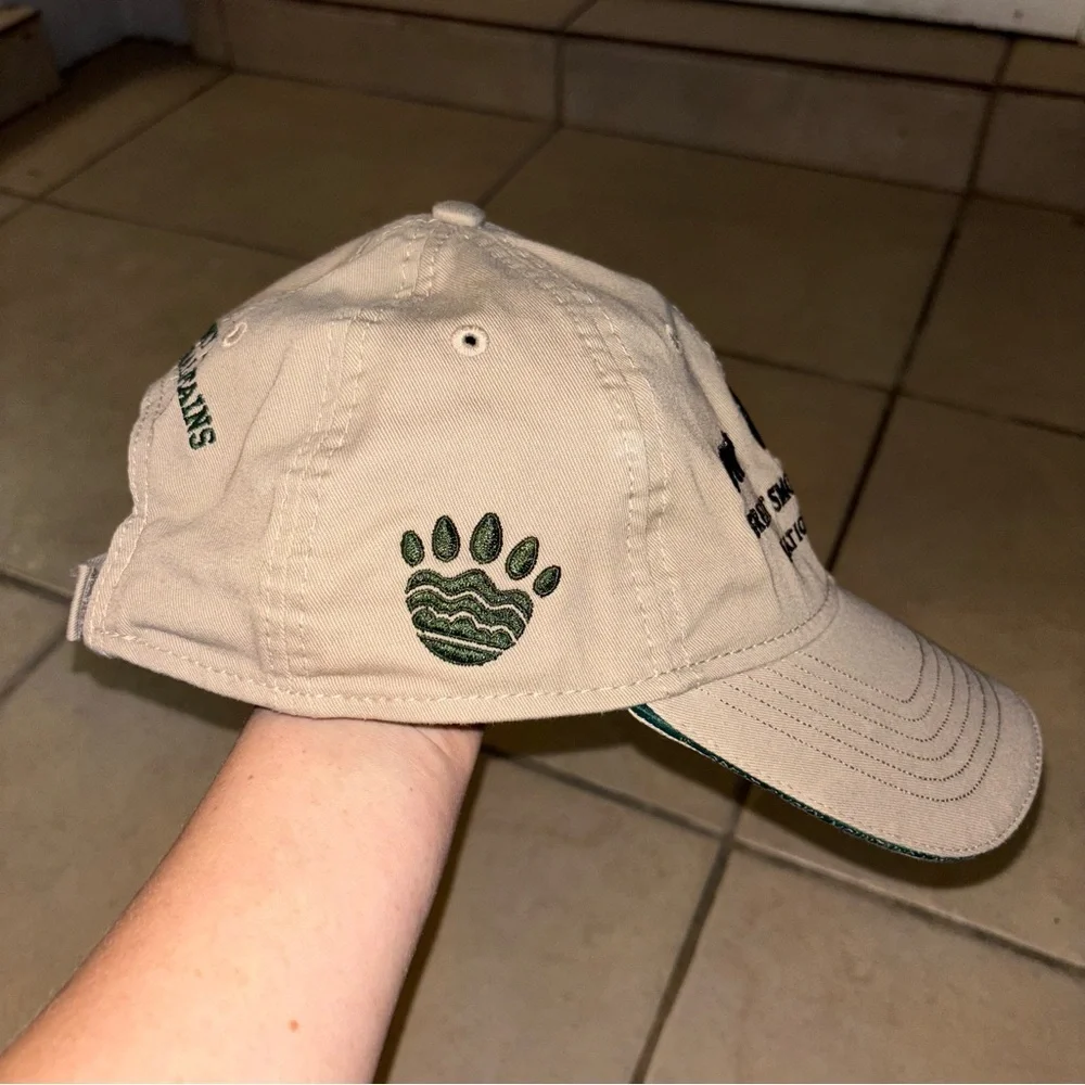 Great Smoky Mountains National Park Beige Baseball Hat